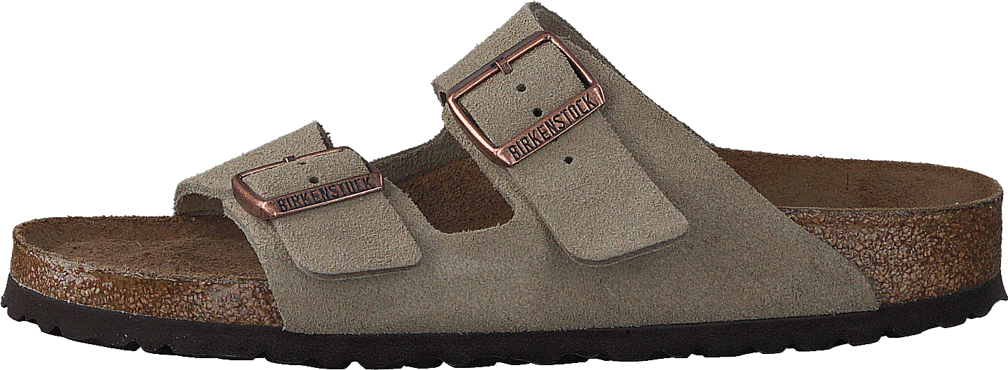 Arizona Soft Footbed Narrow Taupe Suede, Unisex, Schuhe, Sandalen und Hausschuhe, Sandalen, Braun, EU 36