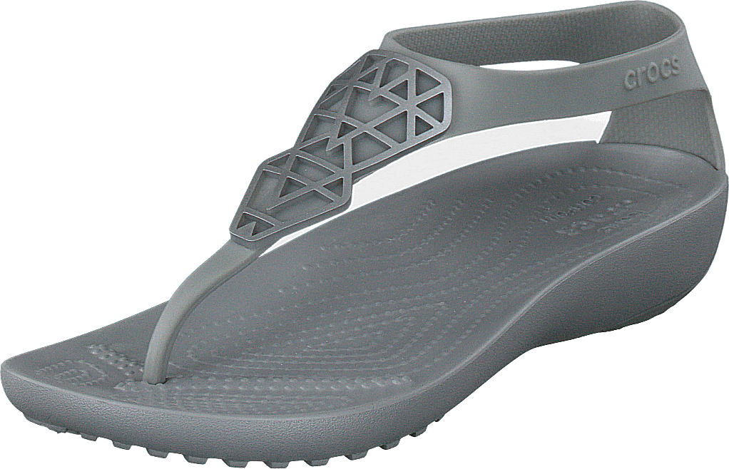 Crocs Serena Embellish Flip W Silver silver Shoes for every occasion Footway